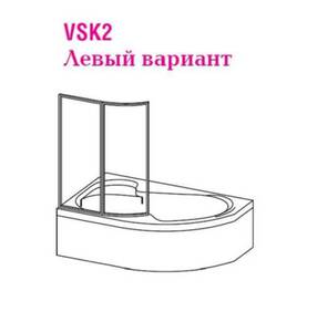 Шторка для ванны Ravak SUPERNOVA VSK2 ROSA