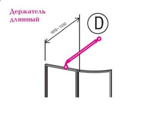Шторка для ванны Ravak SUPERNOVA VSK2 ROSA