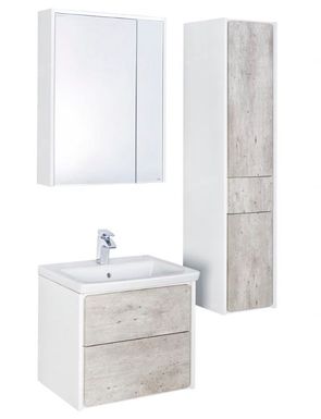 Зеркальный шкаф Roca Ronda 60 бетон/белый глянец ZRU9303007